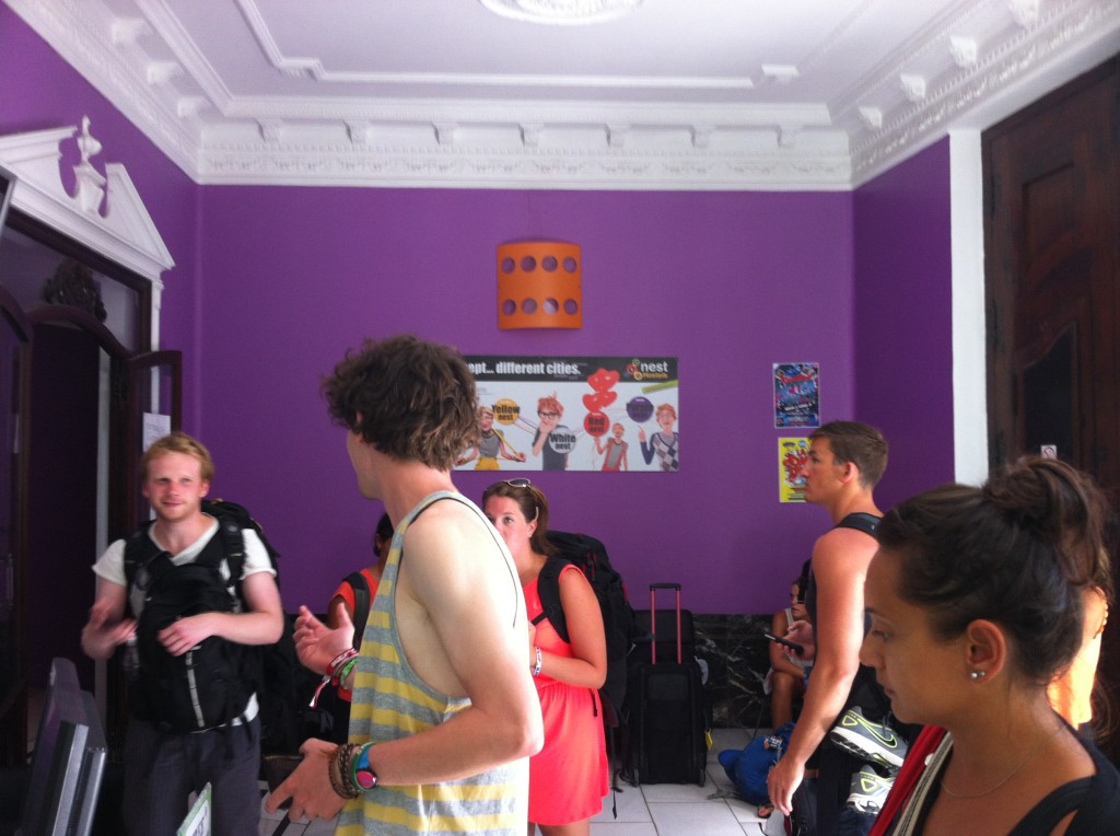 Reception area, Purple Nest Hostel Valencia