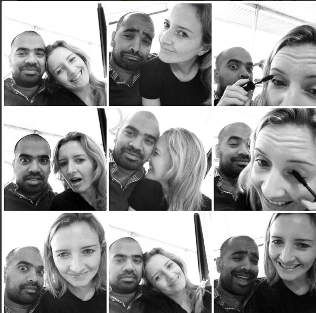 #Holidaybraggie no 3- My personal favourite. With my girlfriend Sofia ...keeping ourselves amused taking selfies