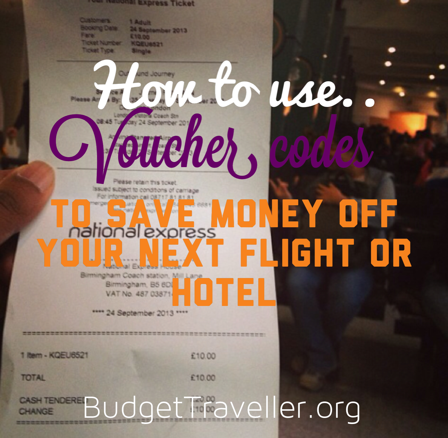 How to use voucher codes to save money off your next flight or hotel