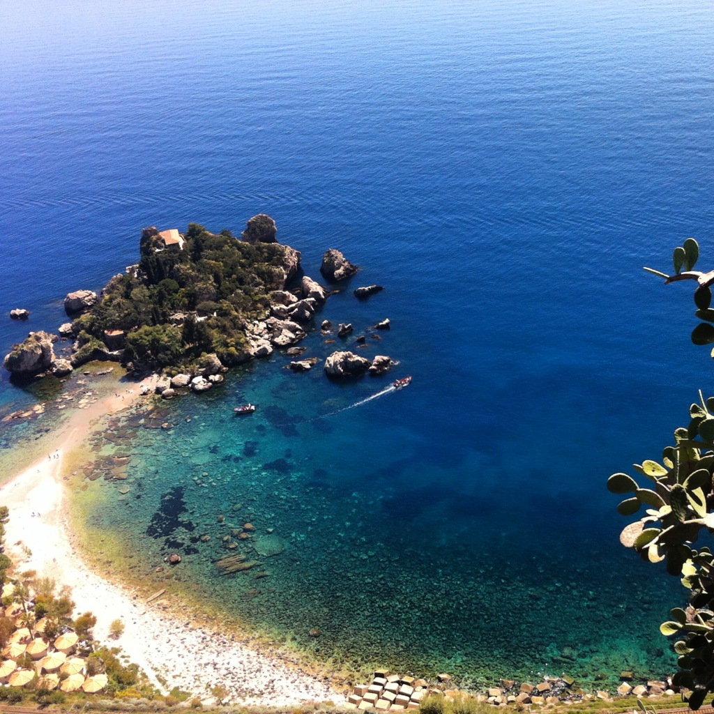 Highlights of the trip: Beach and small islands of Taormina, Sicily