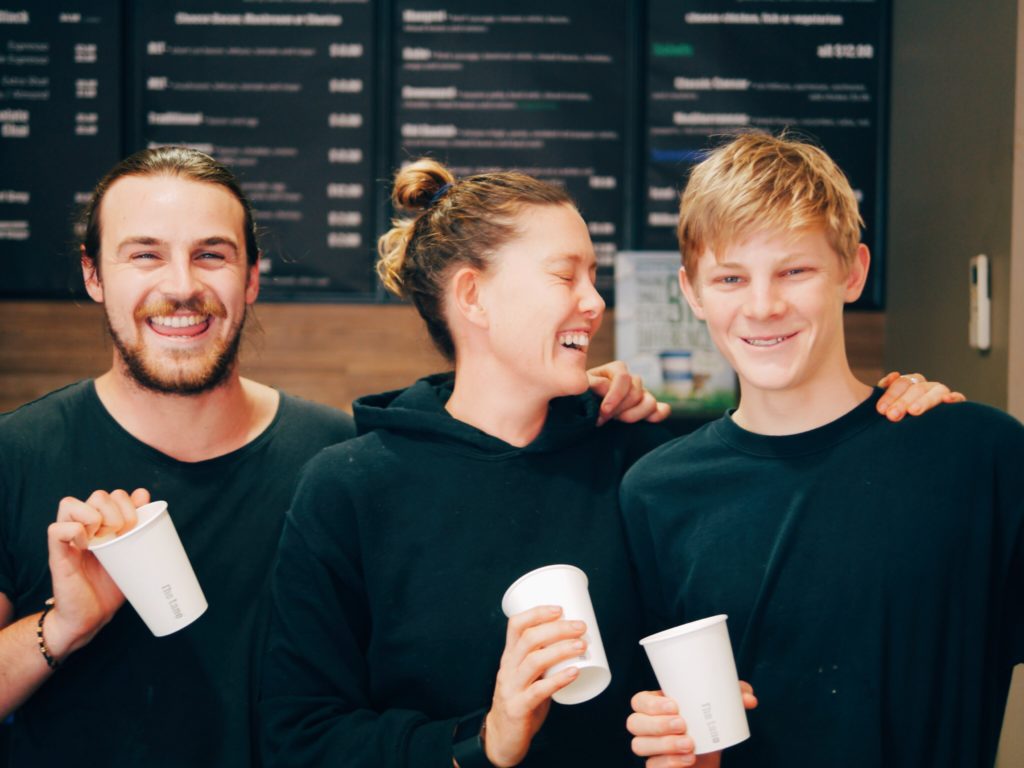 Awesome team the Lane Cafe, Rottnest Island