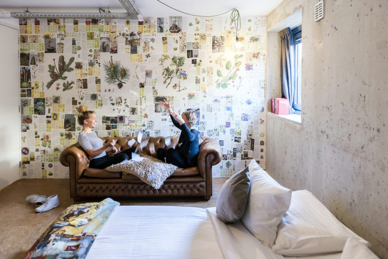 Discover Amsterdam’s greenest, quirkiest luxury hostel