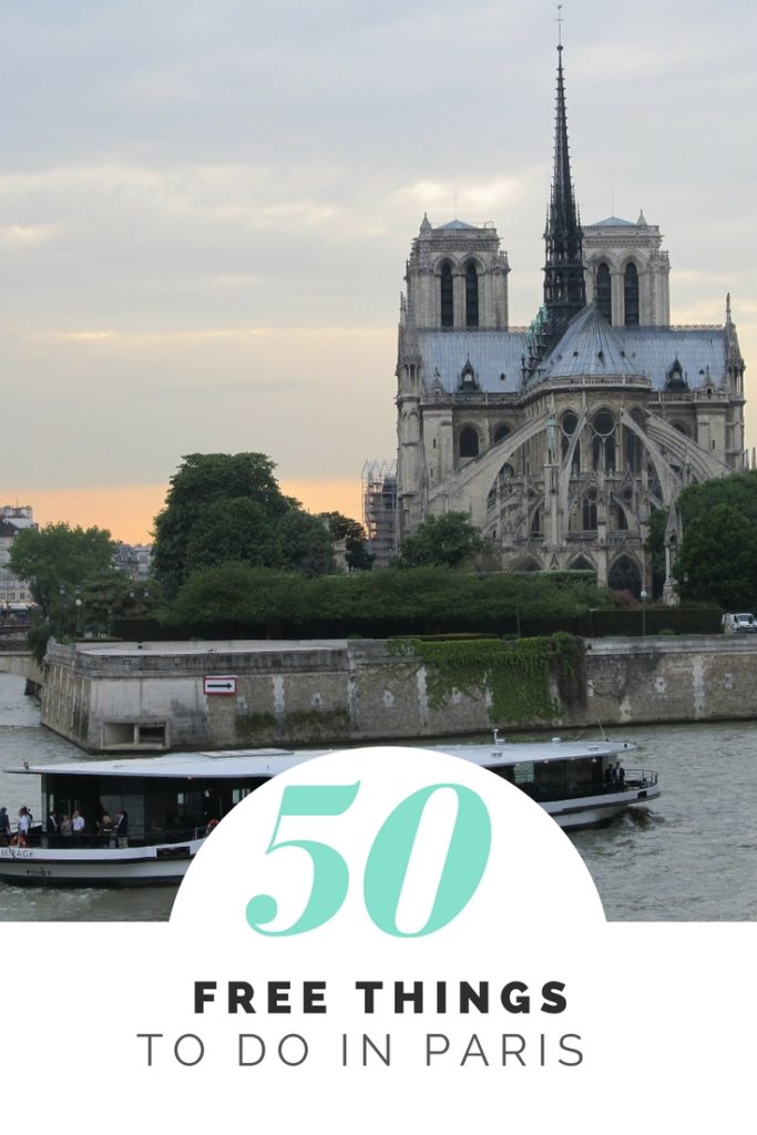 50 gratis saker att göra i Paris