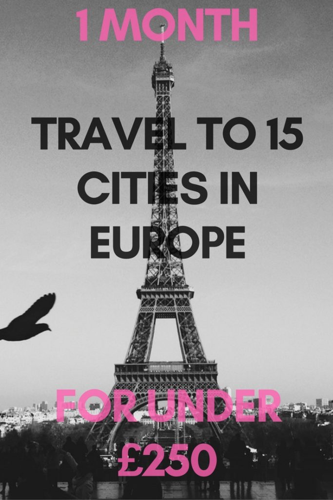 travel across Europe on a budget