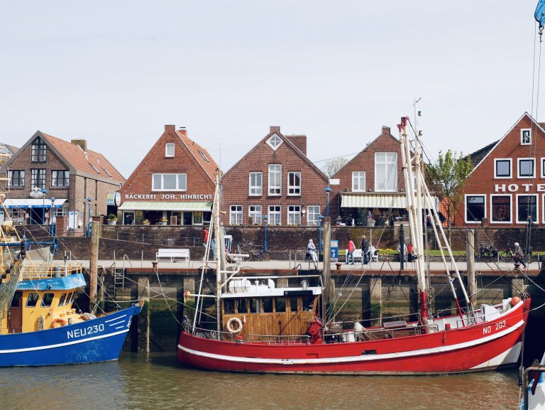 Neuharlingersiel, a bucolic fishing village on Germany’s North Sea Coast