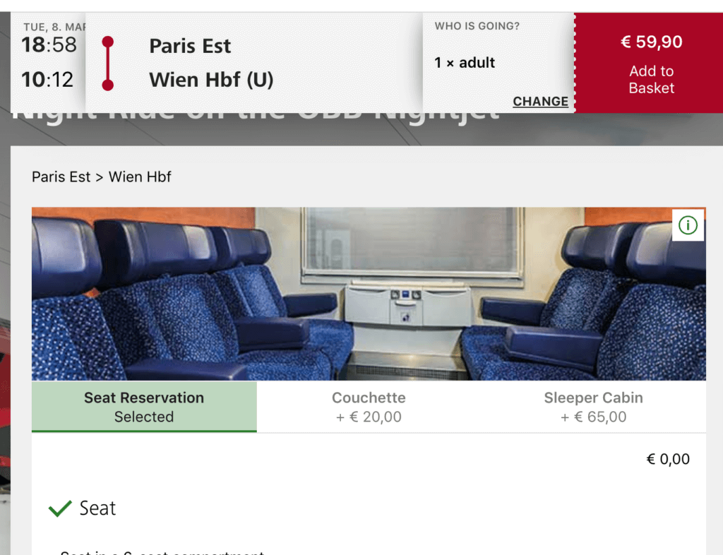 best train to travel europe