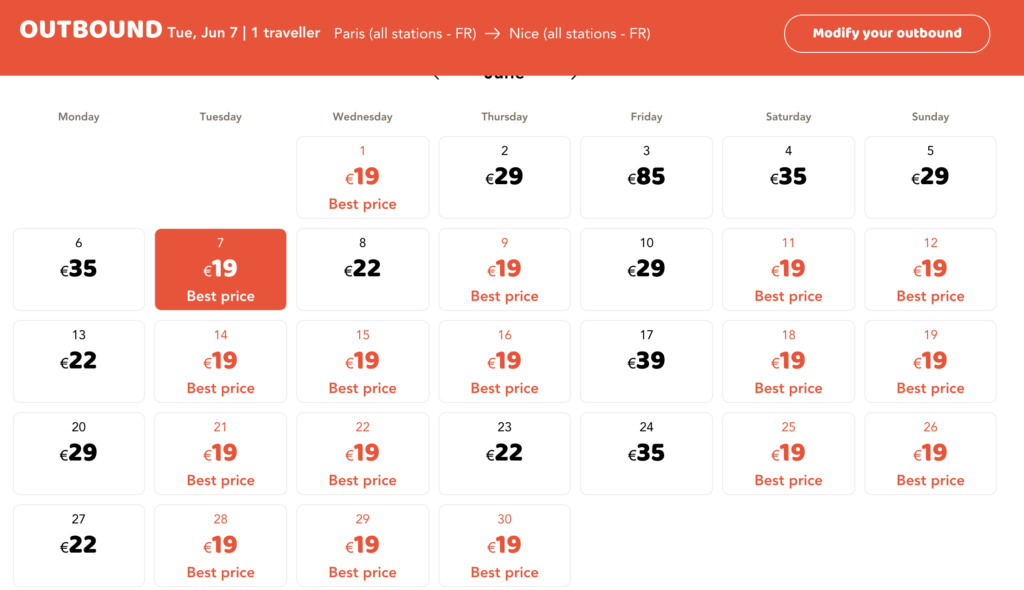 travel europe by train cost