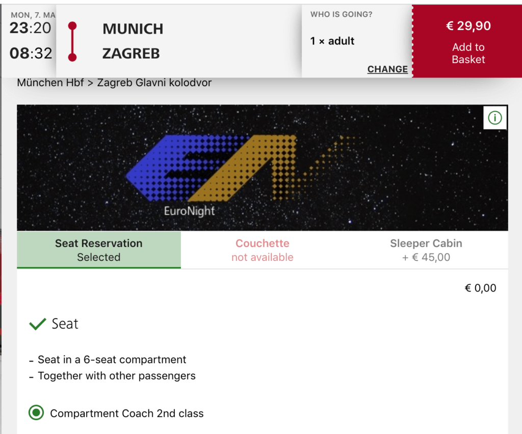 travel europe by train cost